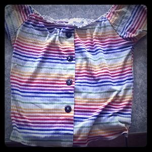 Rainbow Crop Top